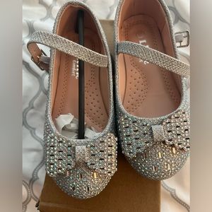 Toddler bling Cinderella dress shoe